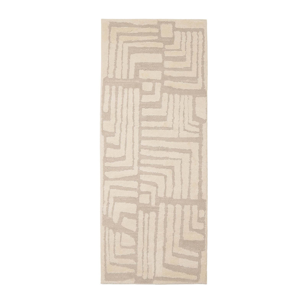 Ava Illusion Cream Semi Plain Rug