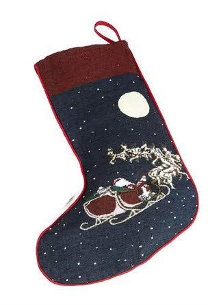 Tapestry Christmas Sleigh Stocking