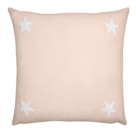 Tufted Star Blush/White Filled Cushion