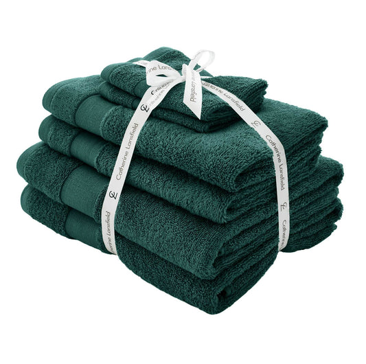 Anti Bacterial 500gsm Forest Green Towel Bale