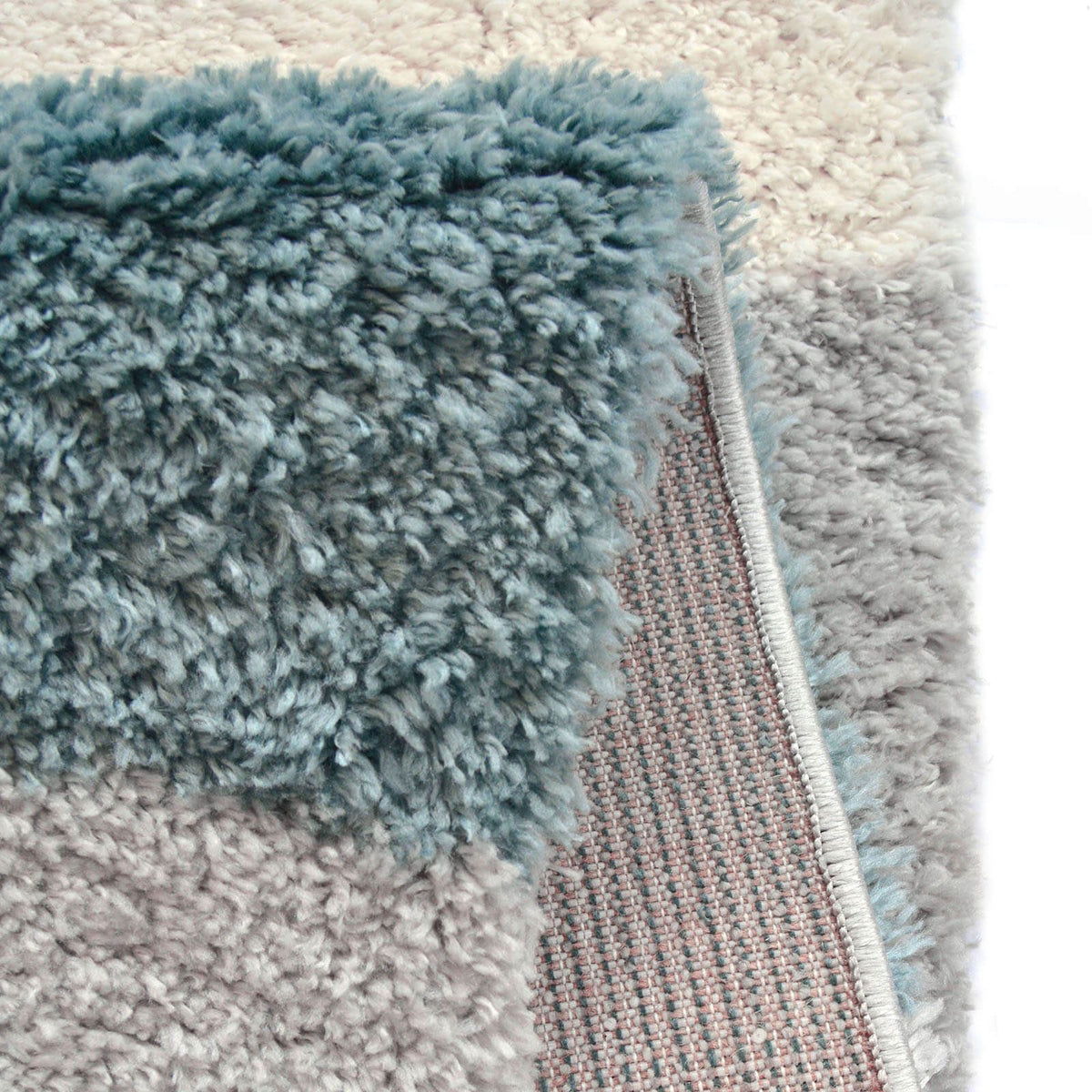 Snug Duck Egg Blocks Rug