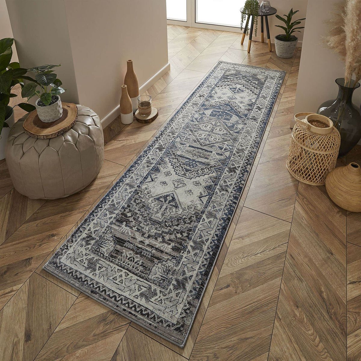 Kendra 2603 H Traditional Grey Rug