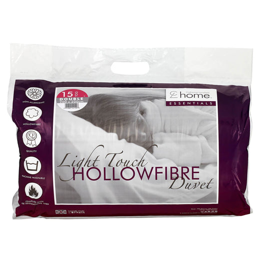 Essentials Hollowfibre Duvet, 15 Tog