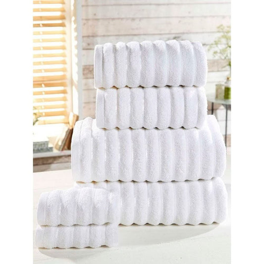 Ribbed White Towel Bale