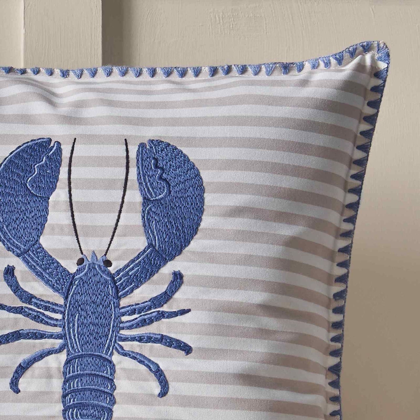 Lobster Blue Cushion