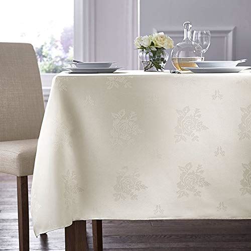 Cezanne Ivory Rose Tablecloths