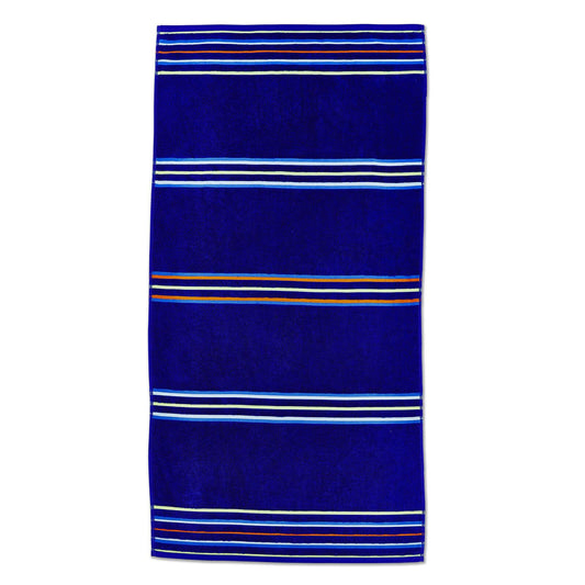 Rainbow Blue/ Navy Beach Towel