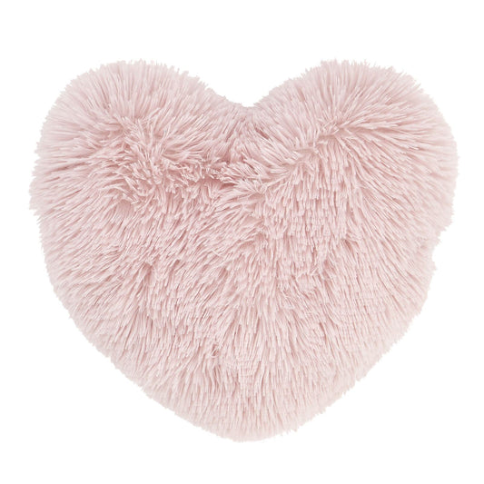 Cuddly Heart Blush Pink Filled Cushion