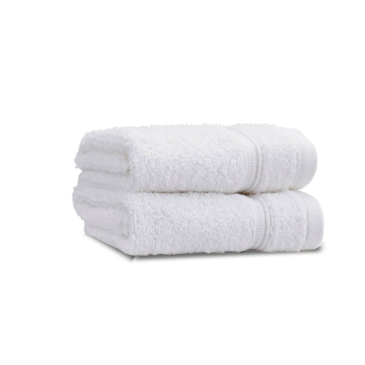 Zero Twist White Hand Towel