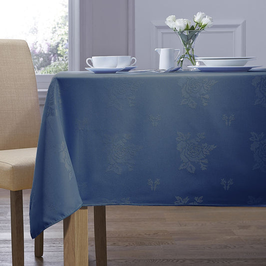 Cezanne Royal Blue Rose Tablecloths