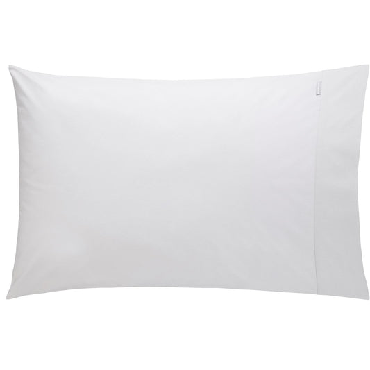 300TC Organic Percale Dove Tailored Pillowcase Pair