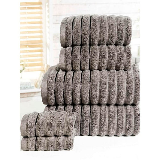 Ribbed Charcoal Towel Bale