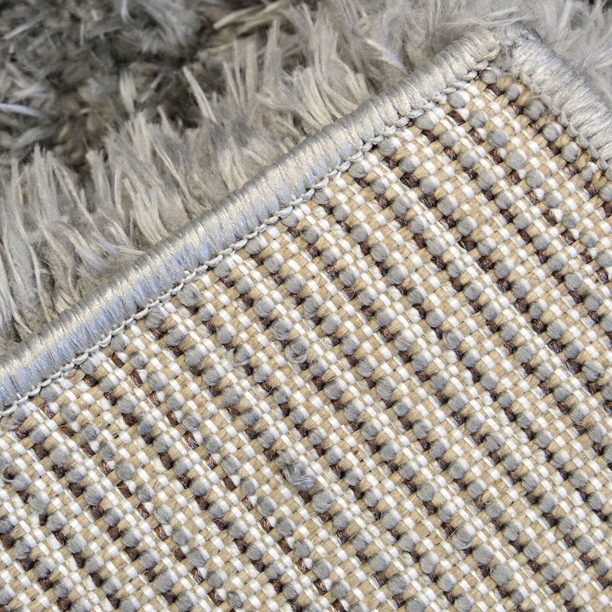 Lagom Mid Grey Plain Rug