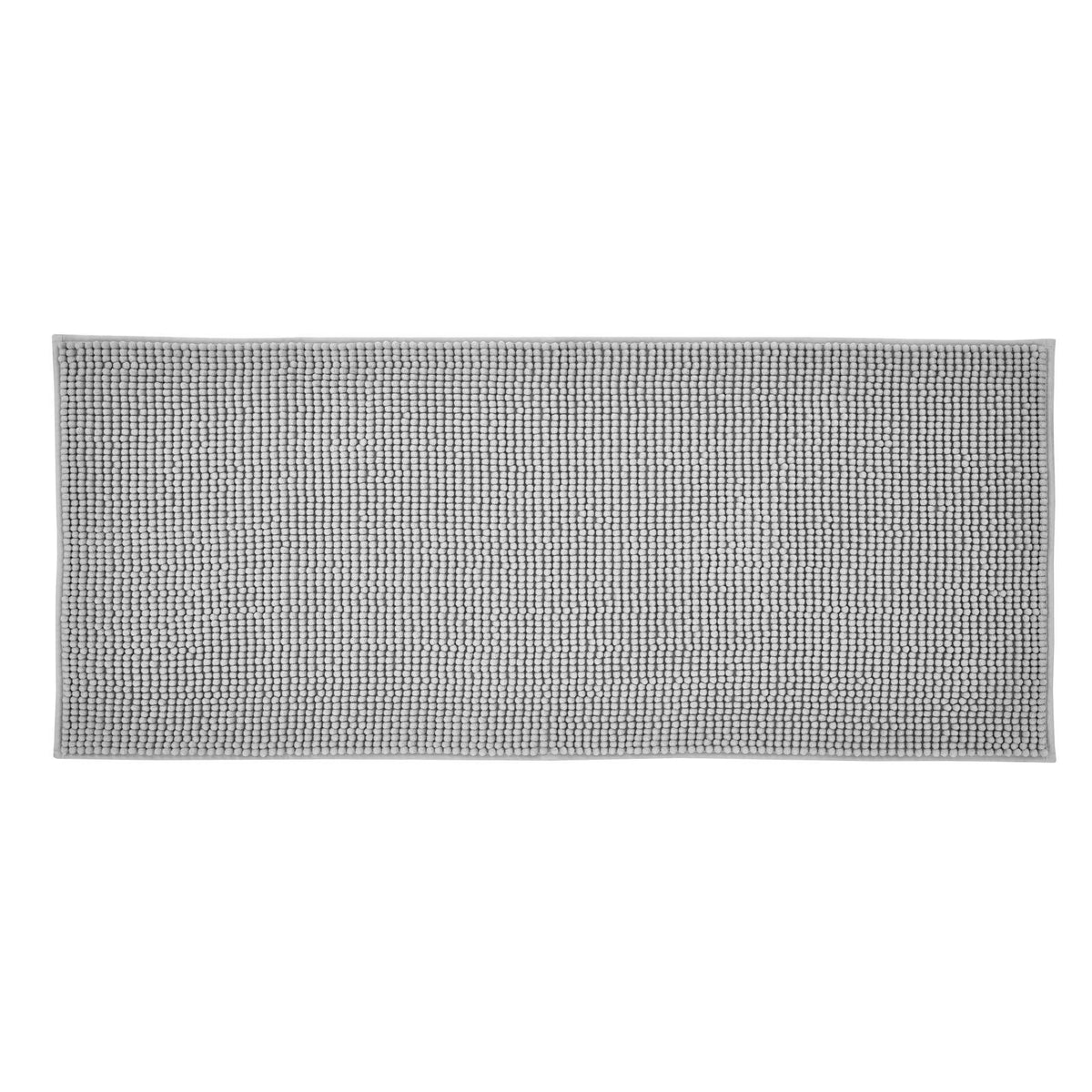 Catherine Lansfield Bobble Silver Grey Bath - Bath Runner