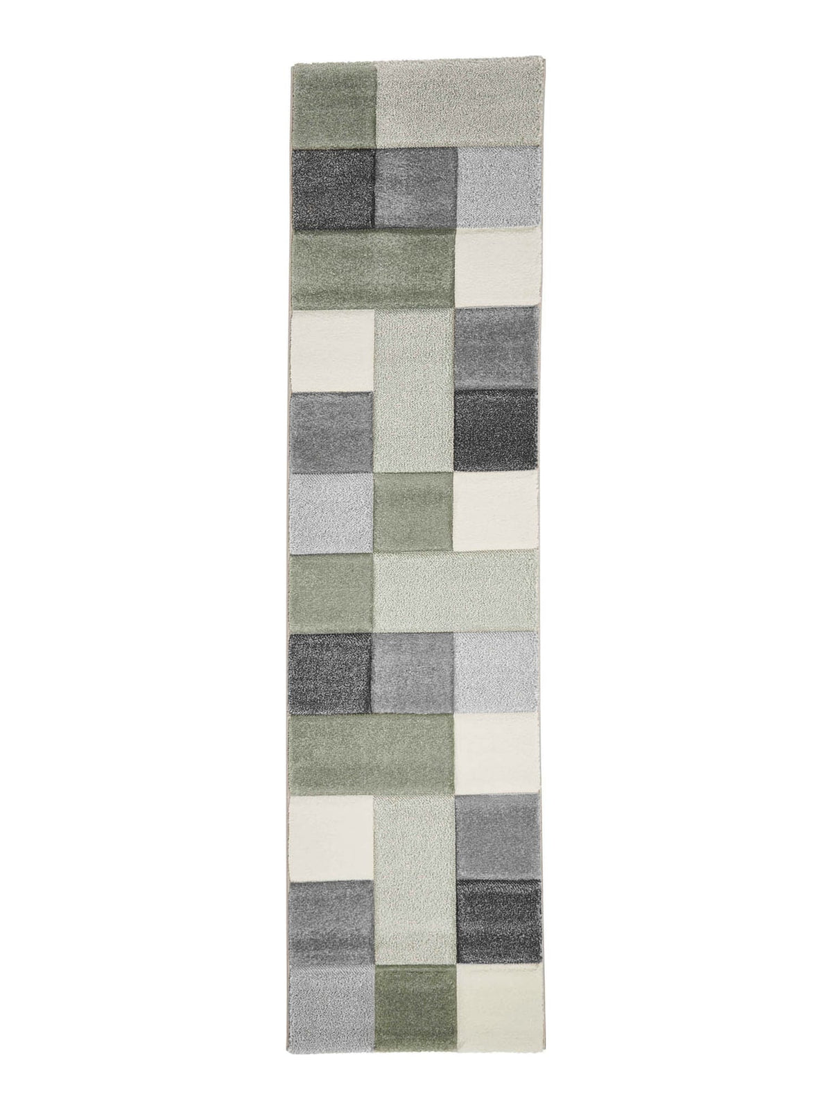 Brooklyn 646 Grey/Green Modern Rugs