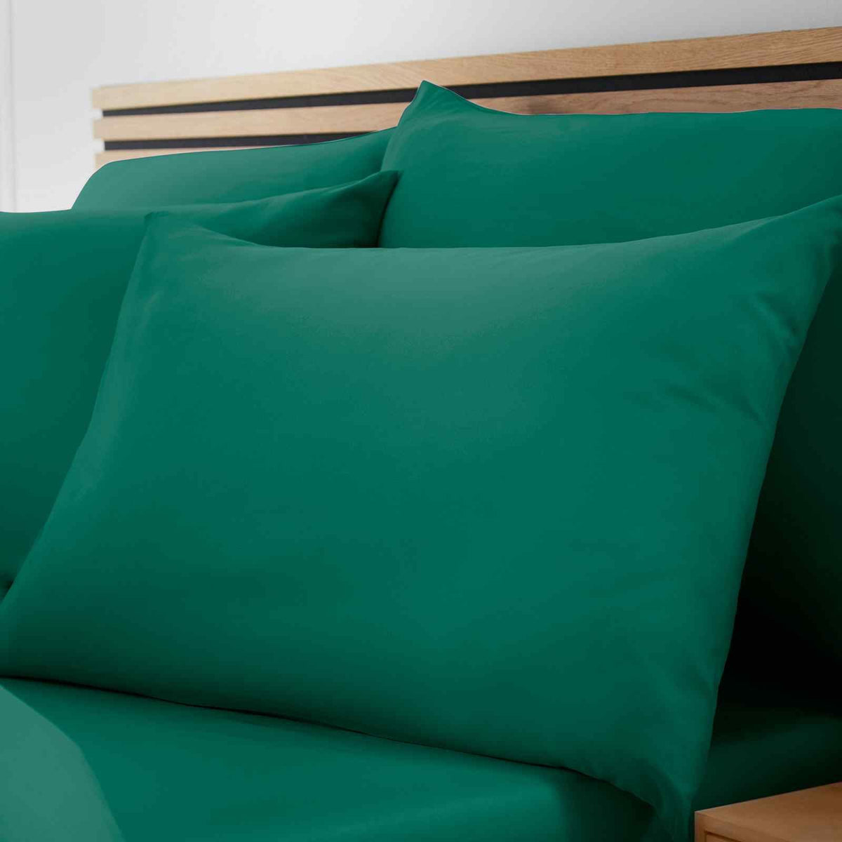 So Soft Non Iron Teal Green Standard Pillow case Pack of 4 with envelope closure