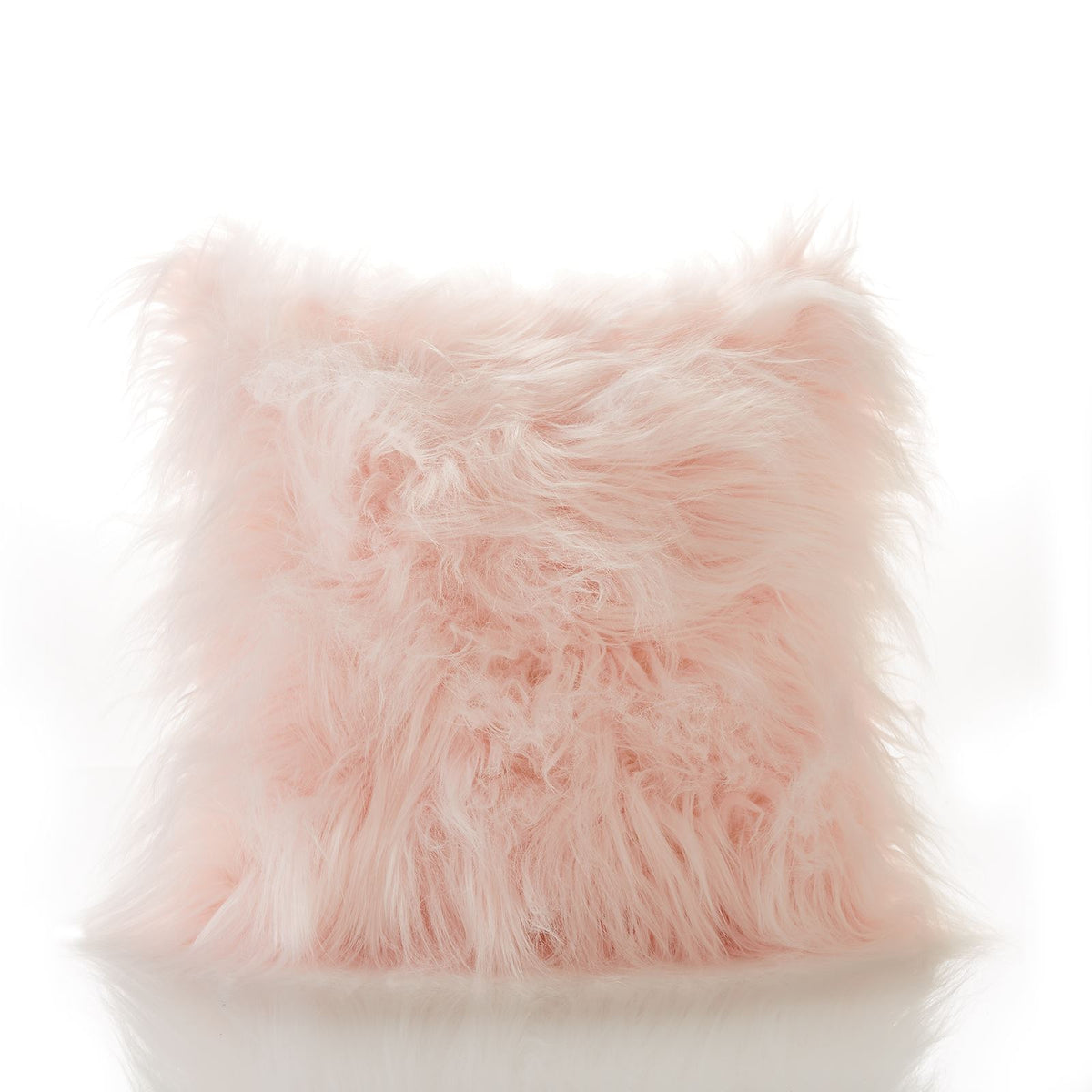 Mongolian Mohair Assorted Pink Cushion Cover