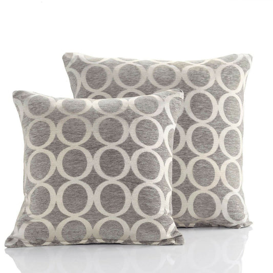 Oh Heavy Silver Cushion Cover