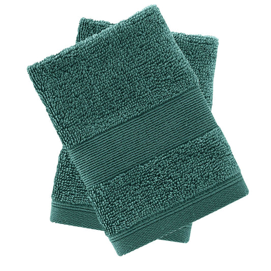 Anti Bacterial 500gsm Forest Green Bath Sheet Pair