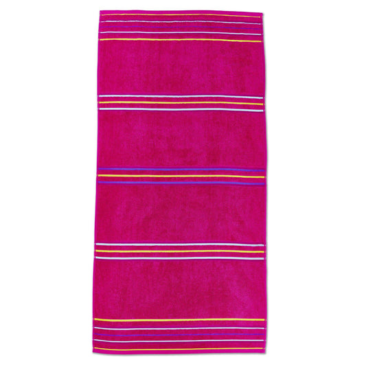 Rainbow Pink/Orange Beach Towel