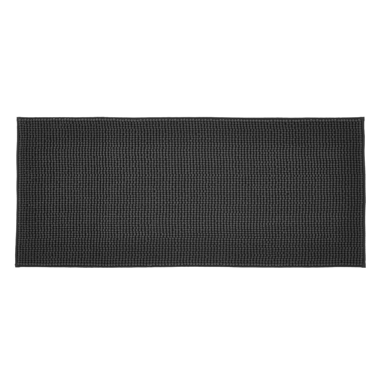 Catherine Lansfield Bobble Charcoal Grey Bath - Bath Runner
