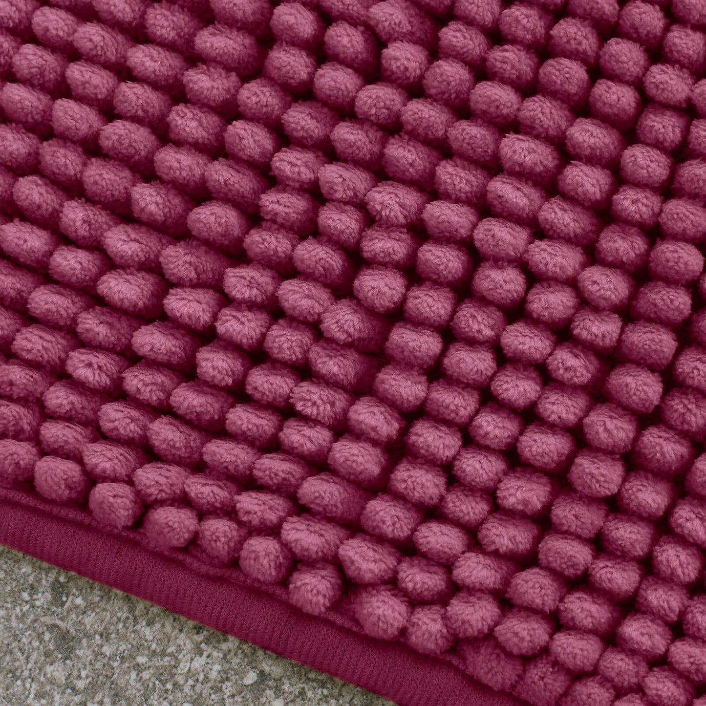 Bobble 50x80cm Bath Mat Raspberry