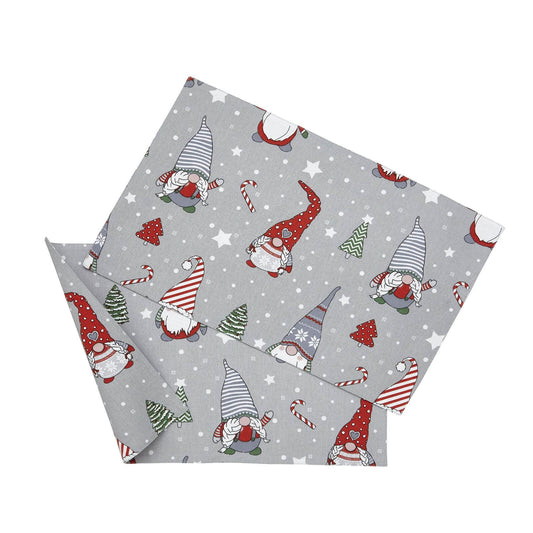 Christmas Gnomes Red Placemat Pair