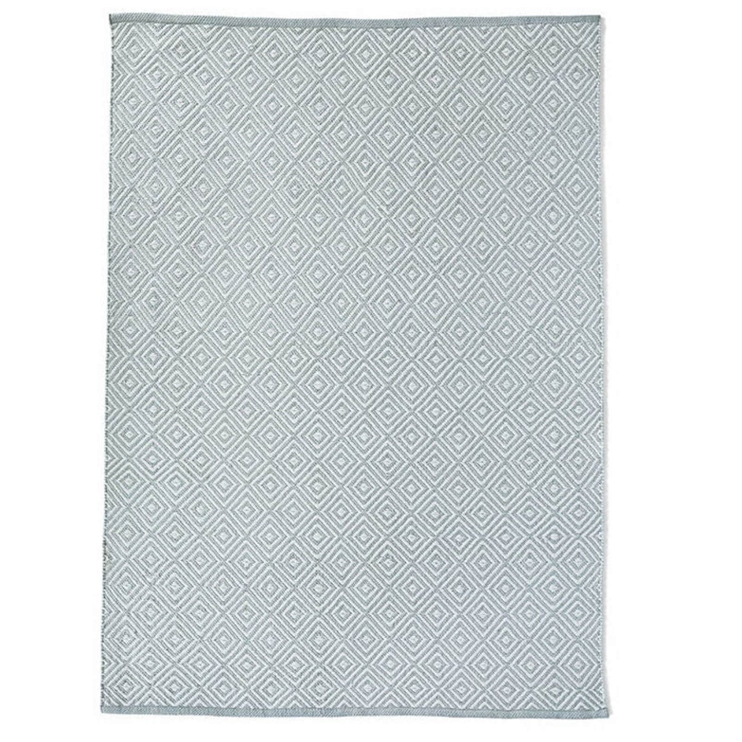 Hug Rug Woven Diamond Rug Sky Grey Rug