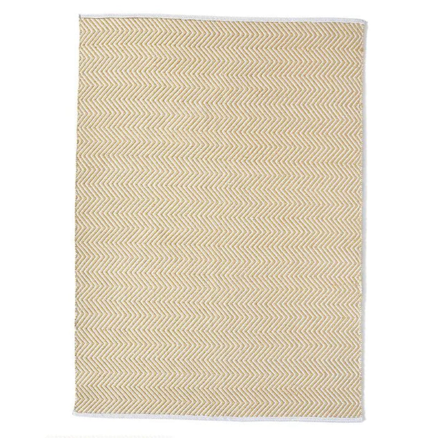 Hug Rug Woven Herringbone Rug Gold Rug