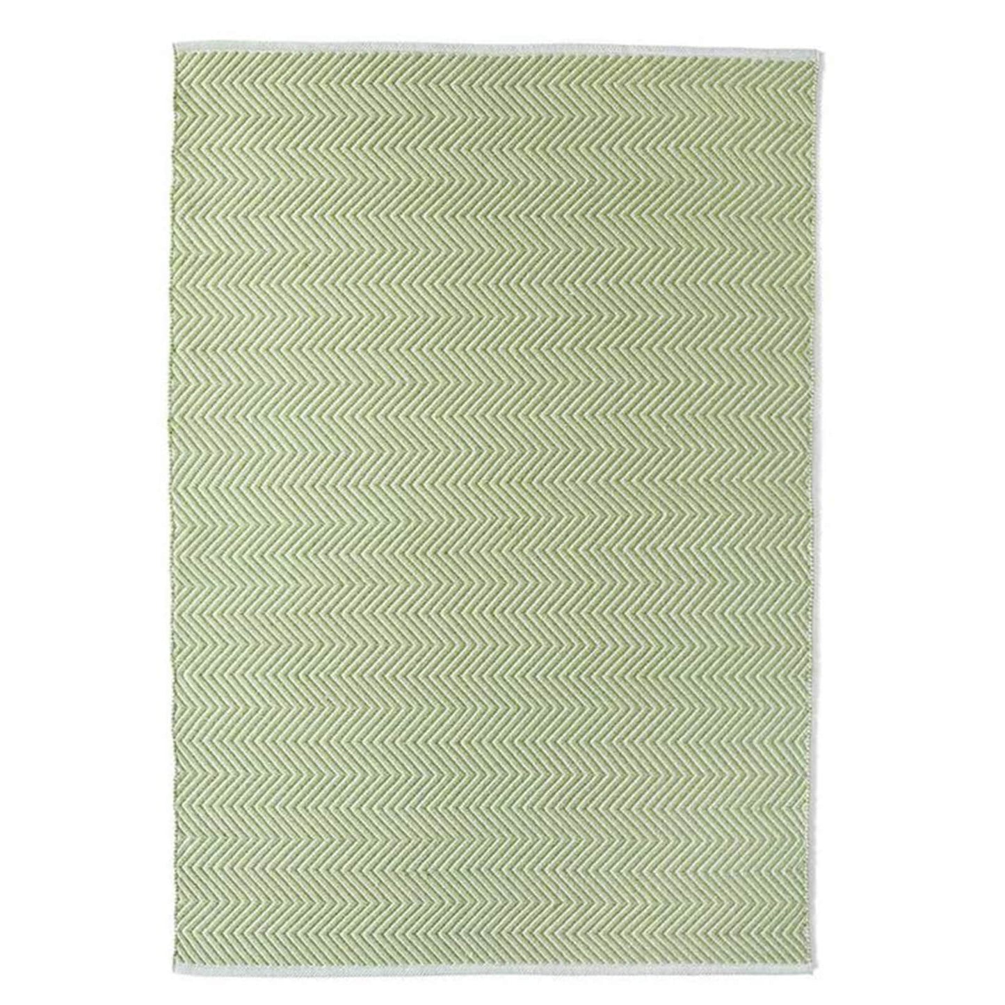 Hug Rug Woven Herringbone Rug Green Rug