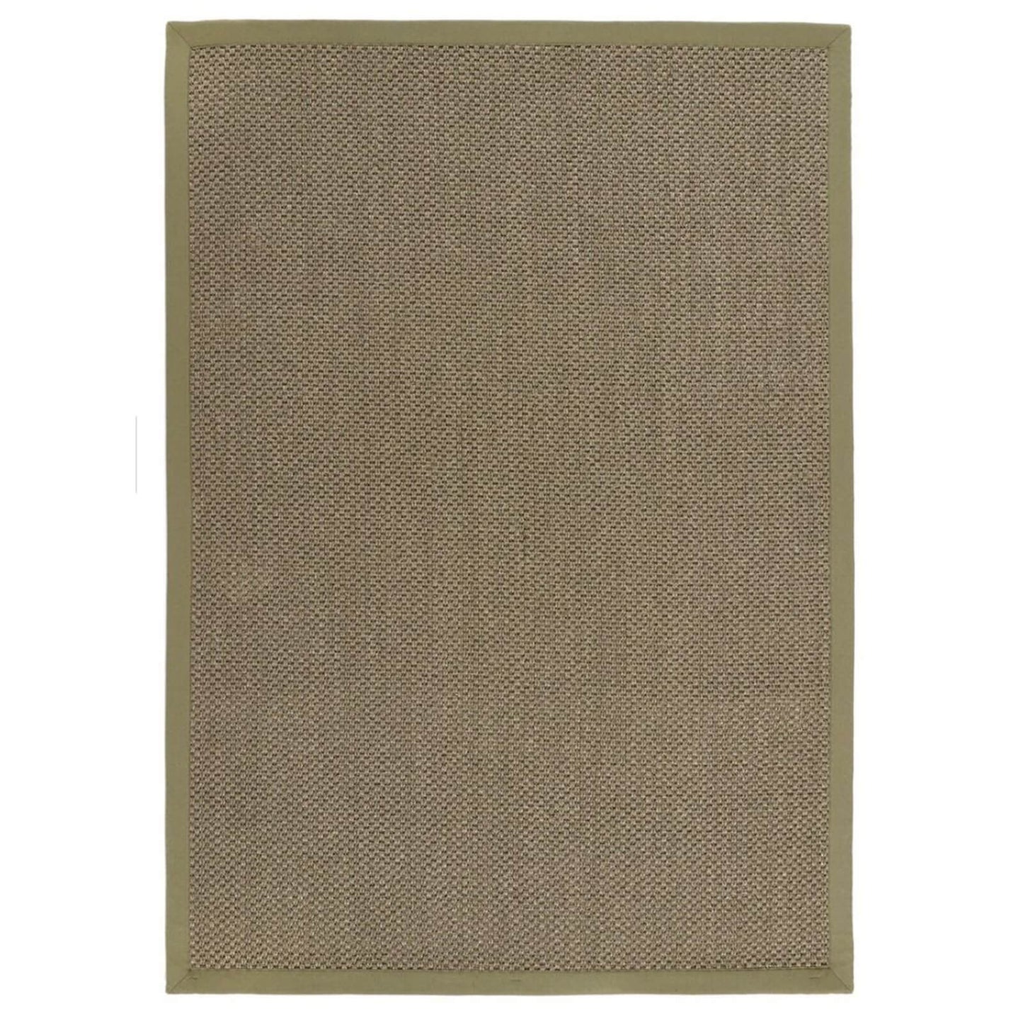 Origins Sisal Runner Sage Green with Sage Green Border Runner Rug