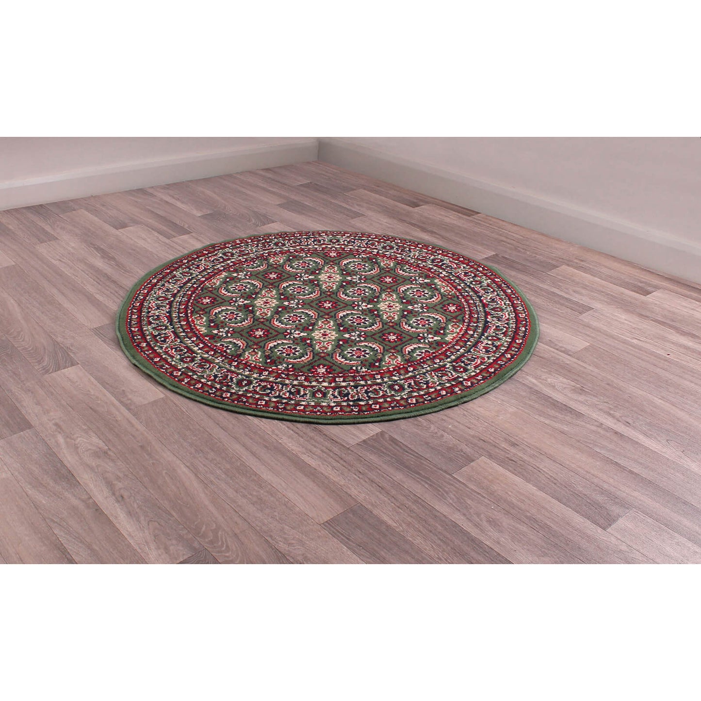 Rug Style Traditional Poly Esta Green Rug