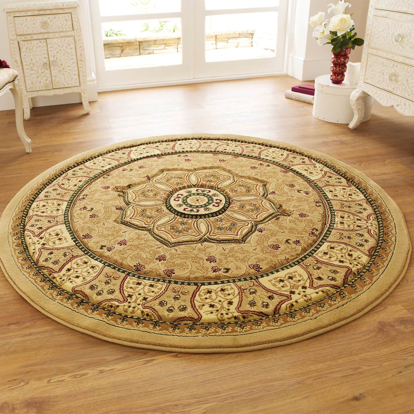 Think Rugs Heritage 4400 Beige Rug
