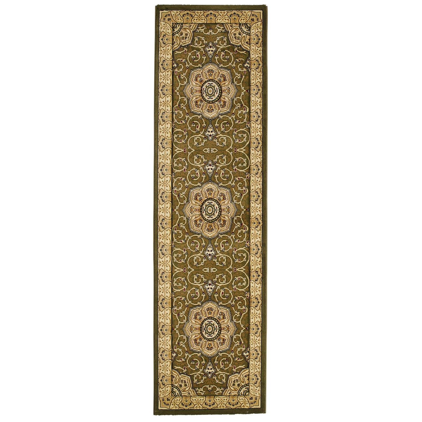 Think Rugs Heritage 4400 Green Rug
