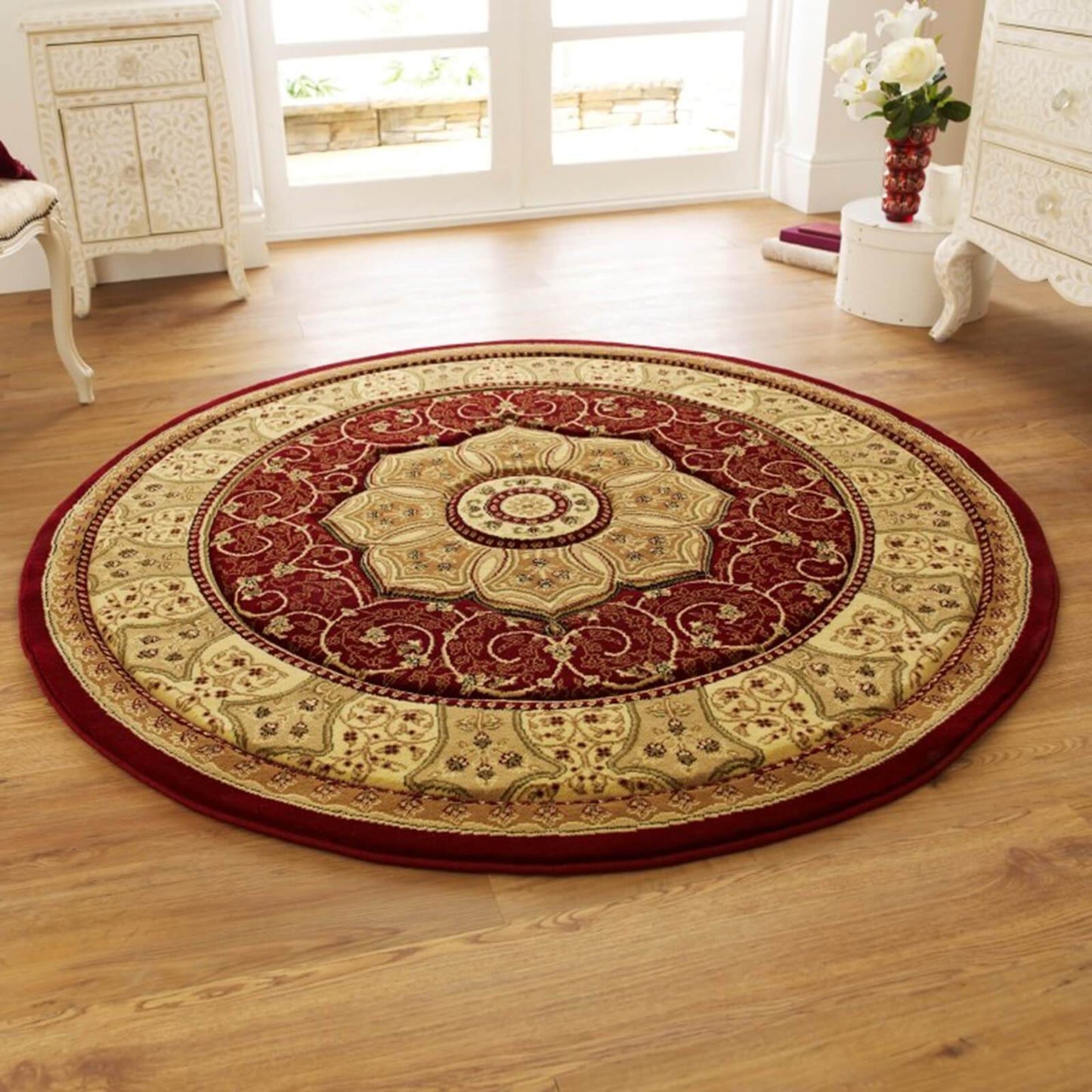 Think Rugs Heritage 4400 Red Rug