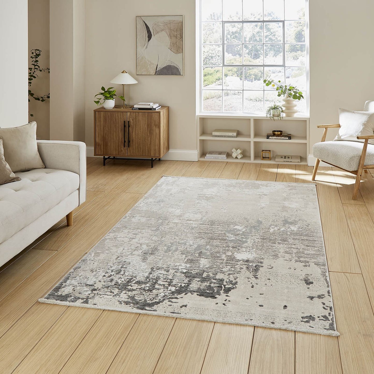 Mirage MR93 Grey Modern Abstract Rug
