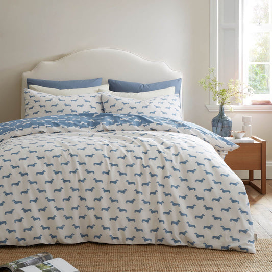 emily-bond-peggy-dachshund-printed-cotton-bedding-duvet-cover-set-cream-blue