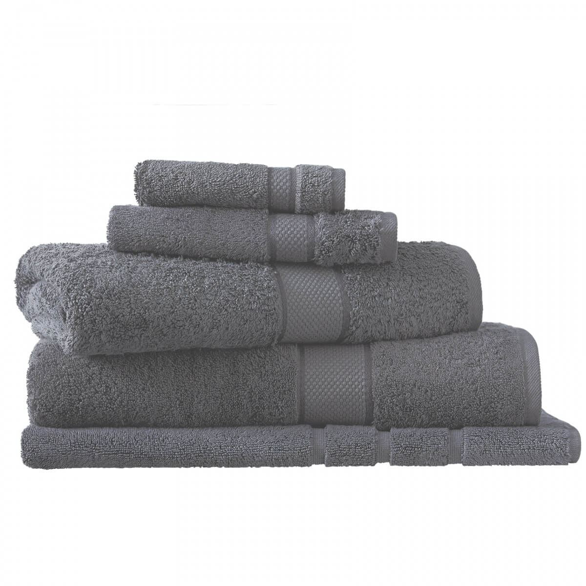 Egyptian Luxury Towel Graphite Bath Mat