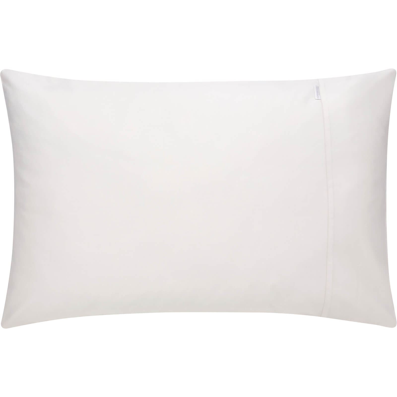 500TC Cotton Sateen Chalk Tailored Pillowcase Pair