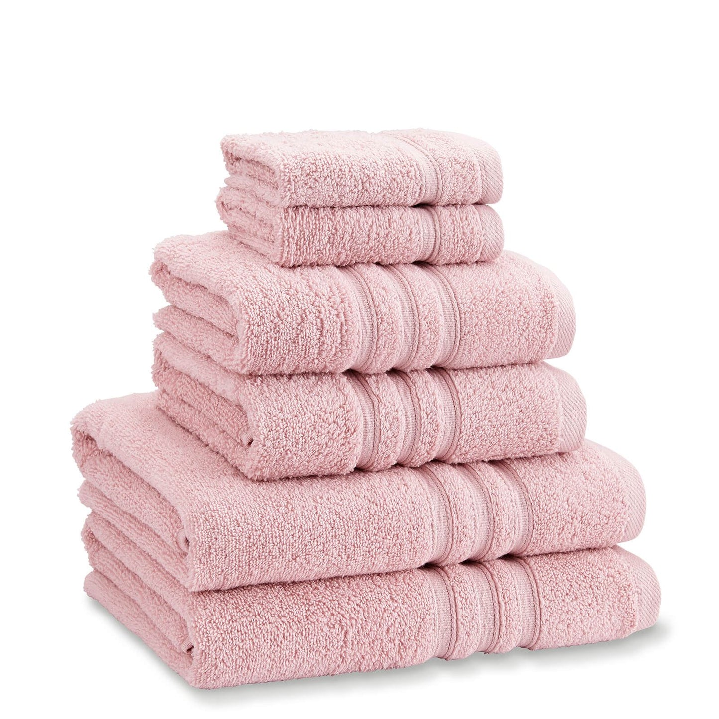 Zero Twist 500gsm Soft & Absorbent Pink Towel Bale