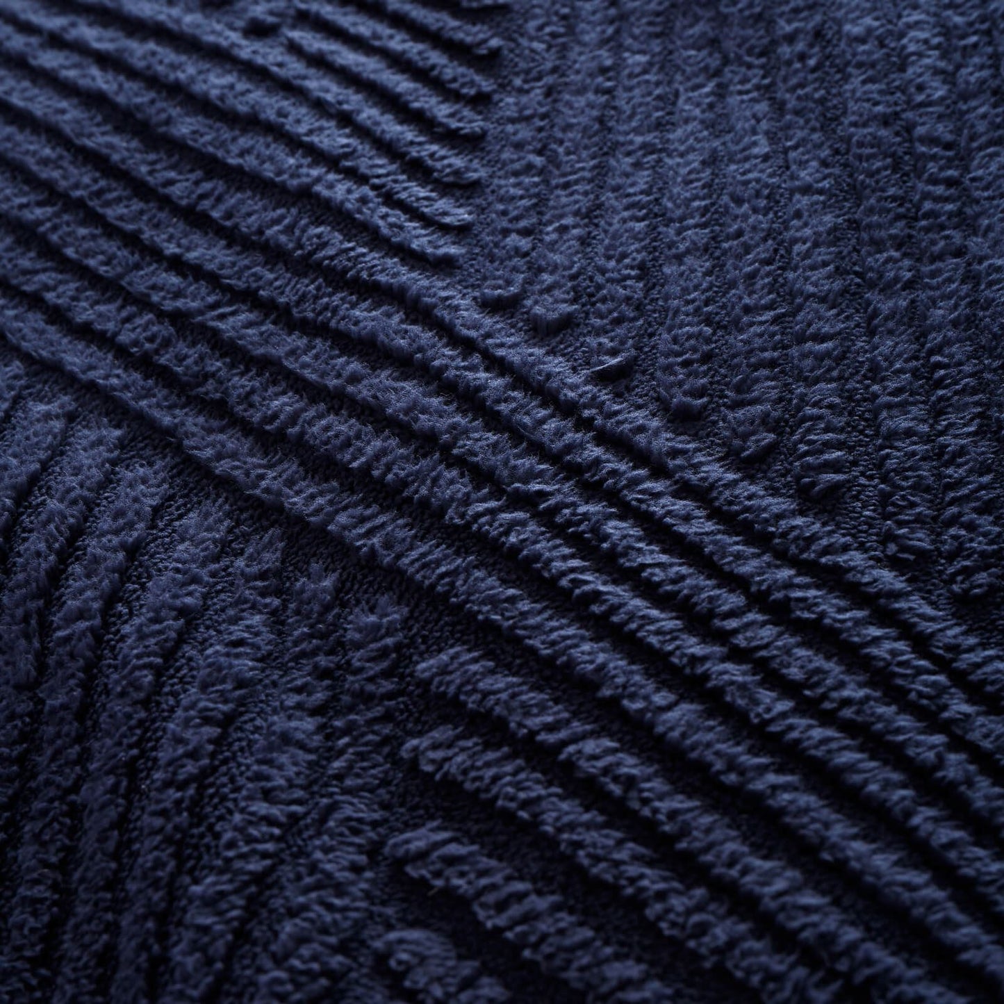 Catherine Lansfield Heat Buddy Cosy Super Thermal Blanket Bedspread Navy Blue - 220x230cm