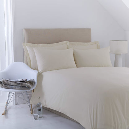 Percale Rich Cream Flat Sheet