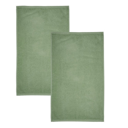 Catherine Lansfield Quick Dry Sage Green Towel and Sheet
