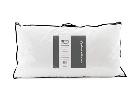 Goose Feather & Down Firm King Pillow