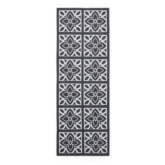 Victoria H1191 Dark Grey  Washable Rug