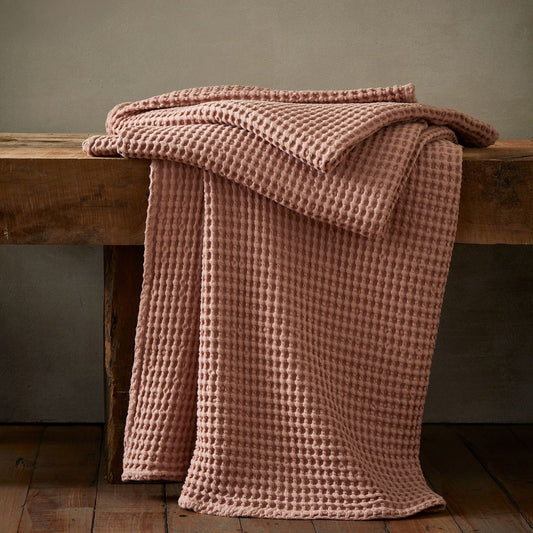 pineapple-elephant-jaipur-chunky-waffle-pink-blanket-throw-150x200cm