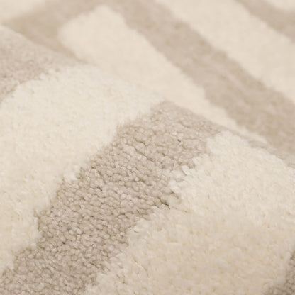 Ava Illusion Cream Semi Plain Rug