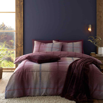 Melrose Tweed Plum Duvet Set