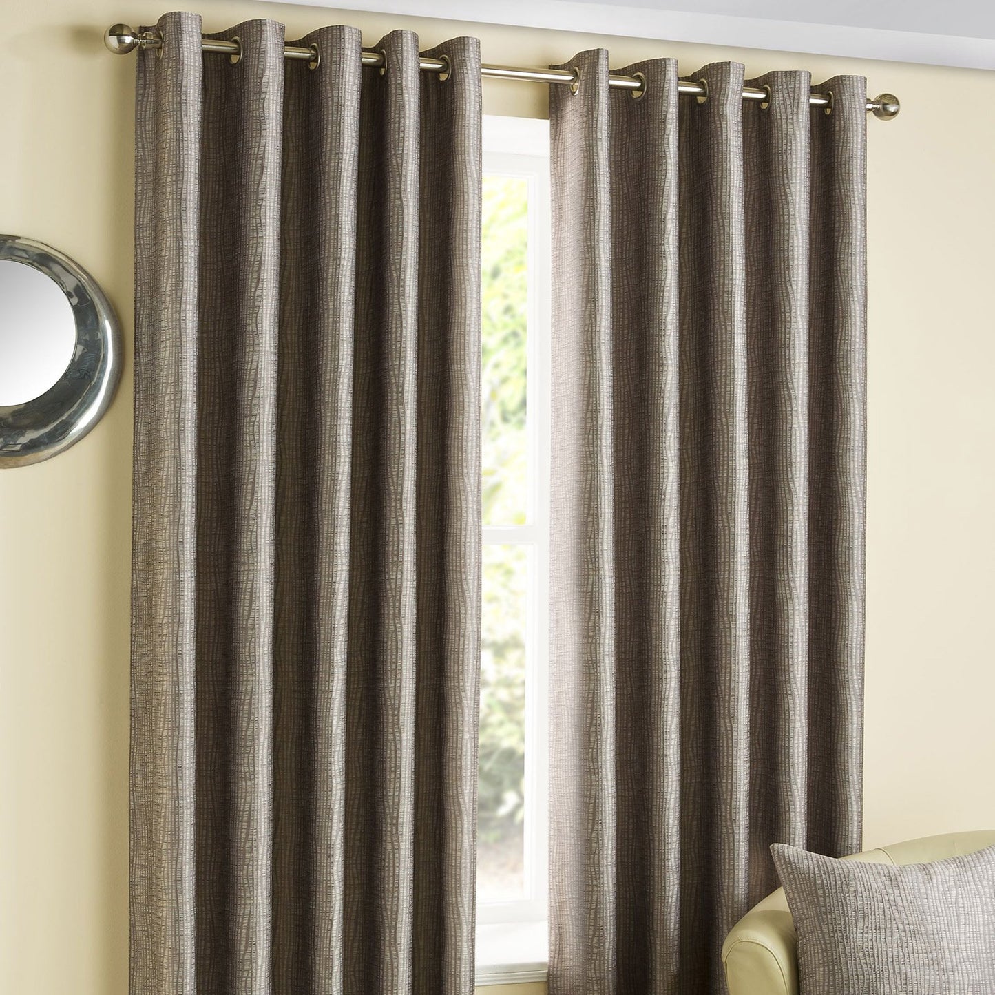 Ziggi  Heather Eyelet Curtains