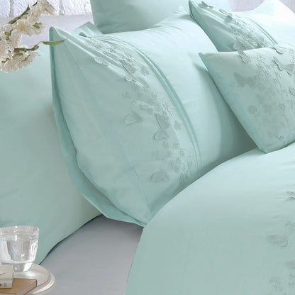 Papillon Duck Egg Duvet Set